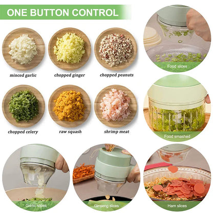 4 in 1 Wireless Electric Food Chopper